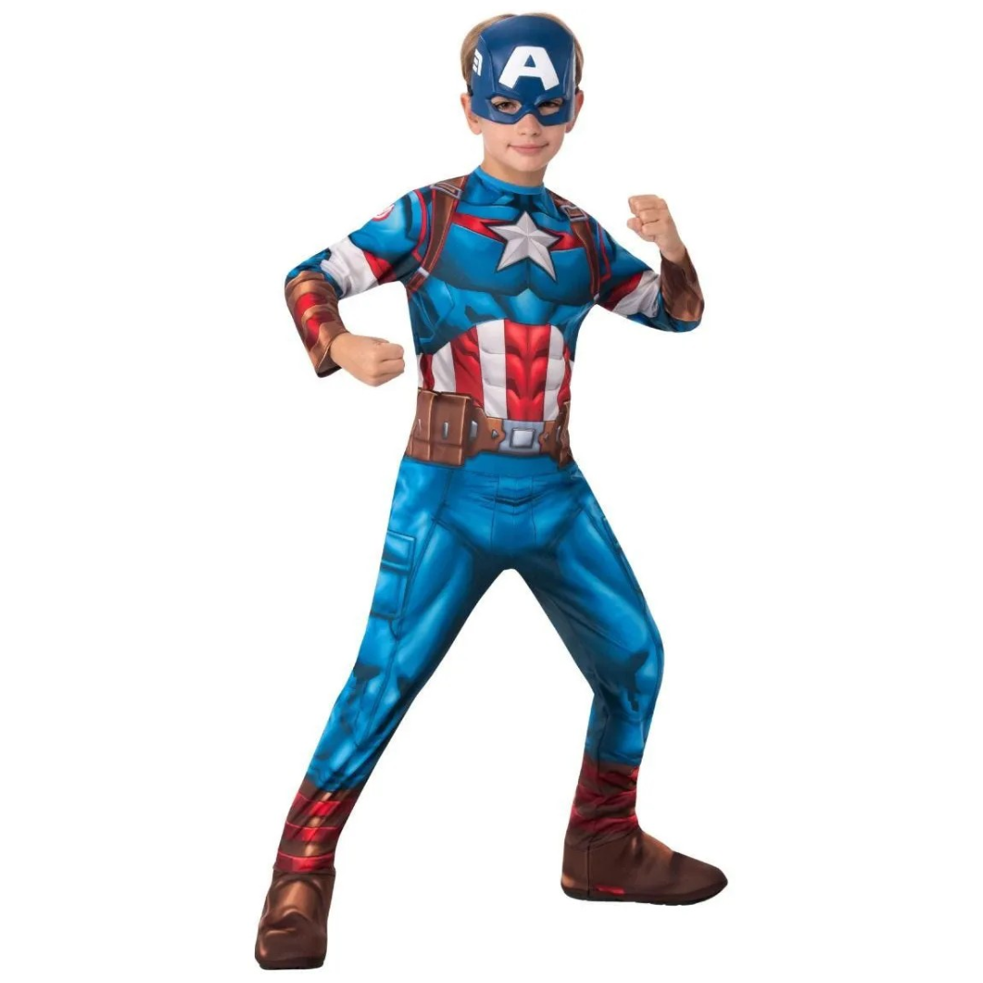Fantasia Capitão America 3-10 anos