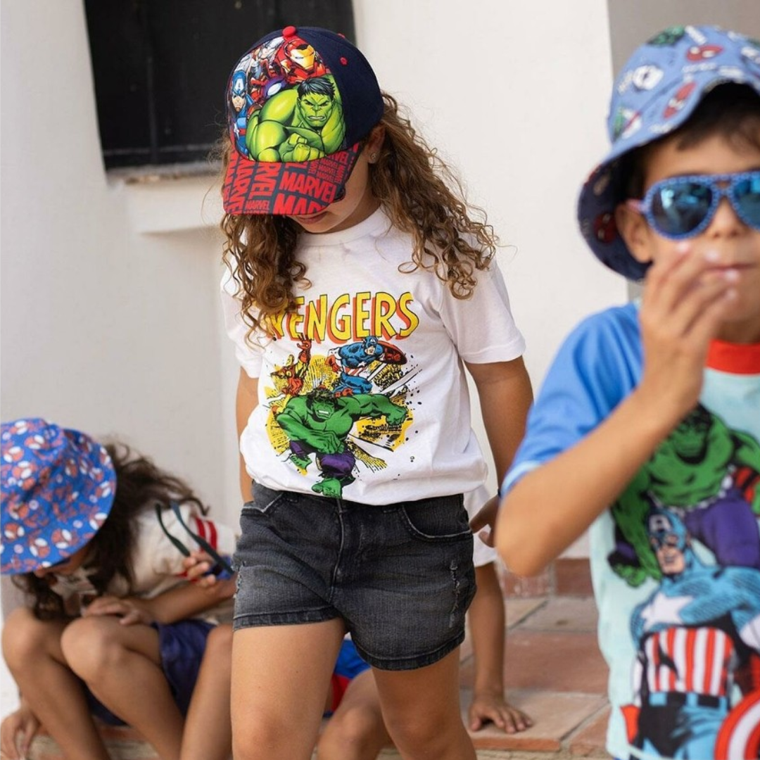 T-shirt Avengers 8-14 anos