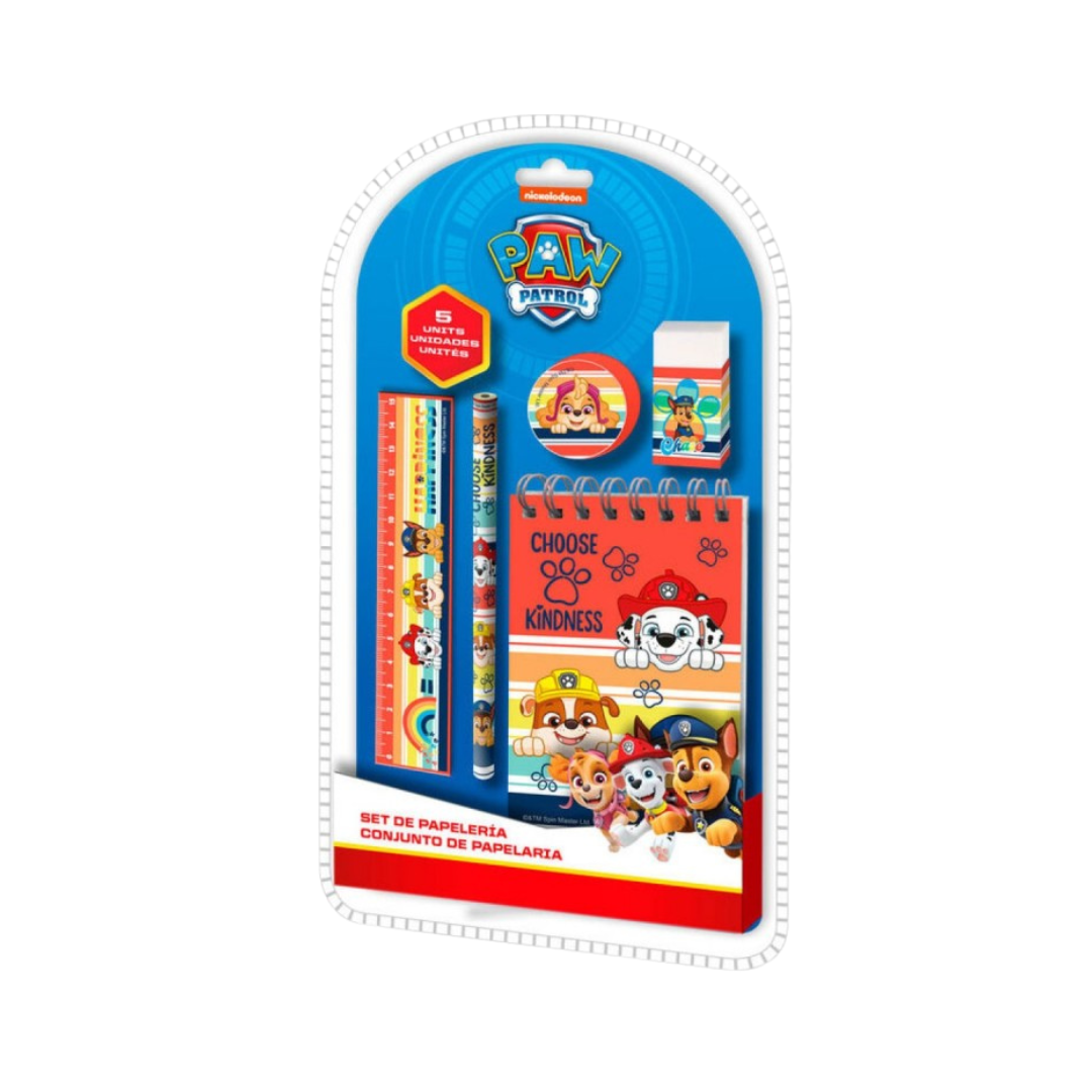 Conjunto papelaria Patrulha Pata