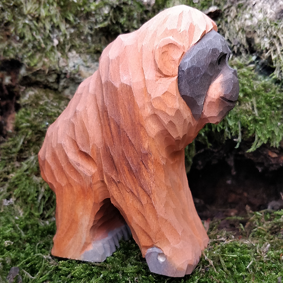 Orangotango em madeira