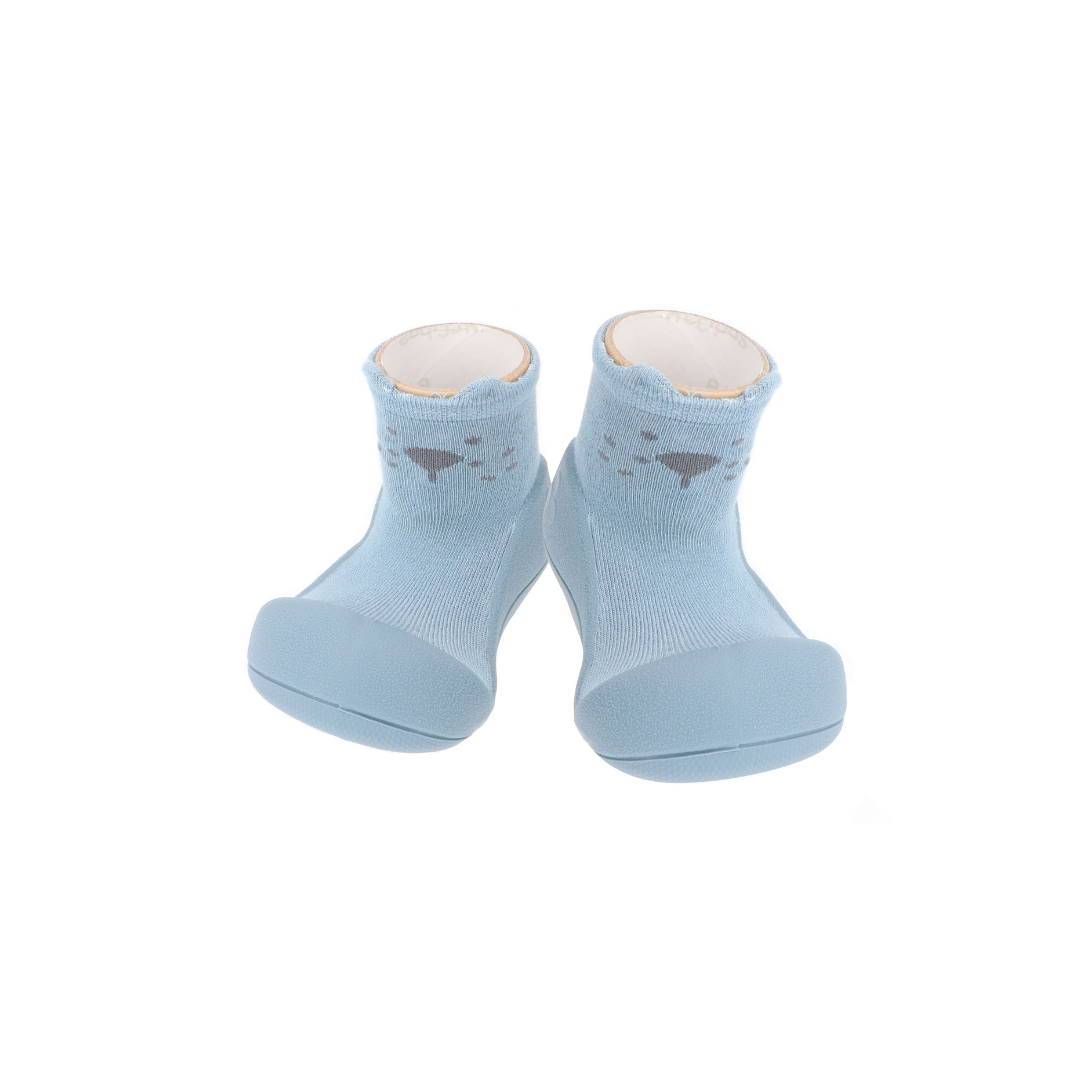 Sapato meia Attipas bamboo Animal azul N19-22.5