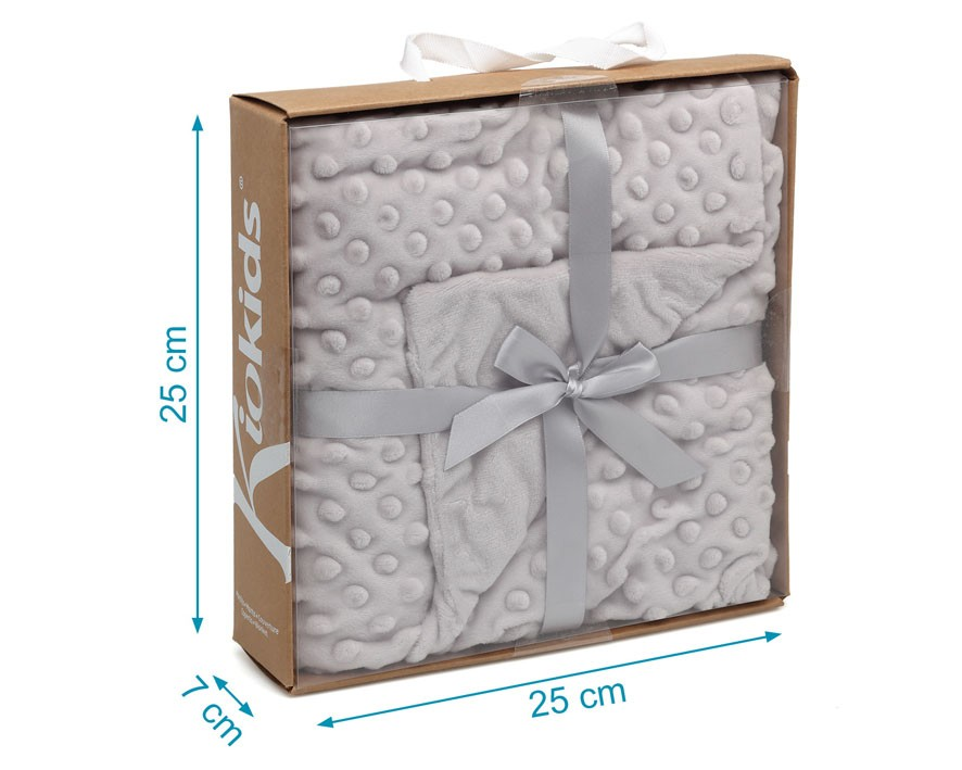 Mantinha 80x110cm cinza