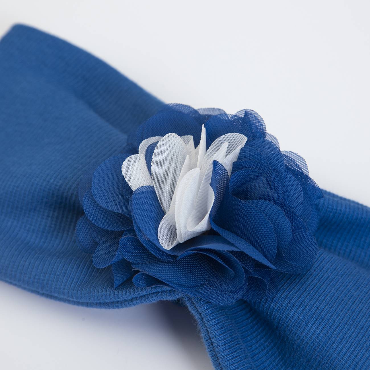 Bandolete orgânica azul 42cm