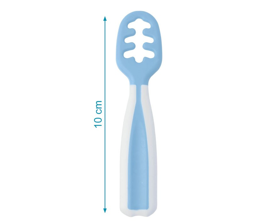 Colher de treino azul 2uni