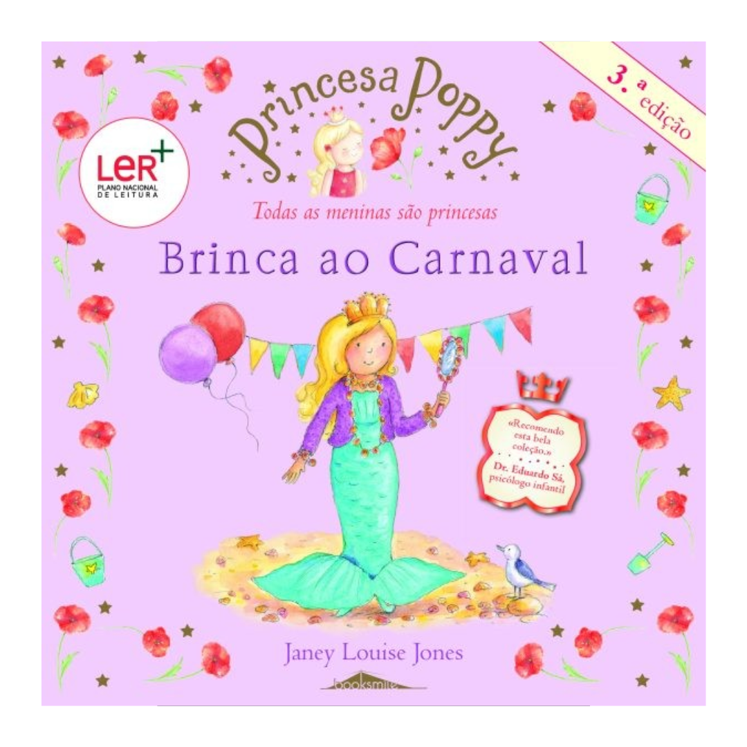 Livro Princesa Poppy: Brinca ao Carnaval