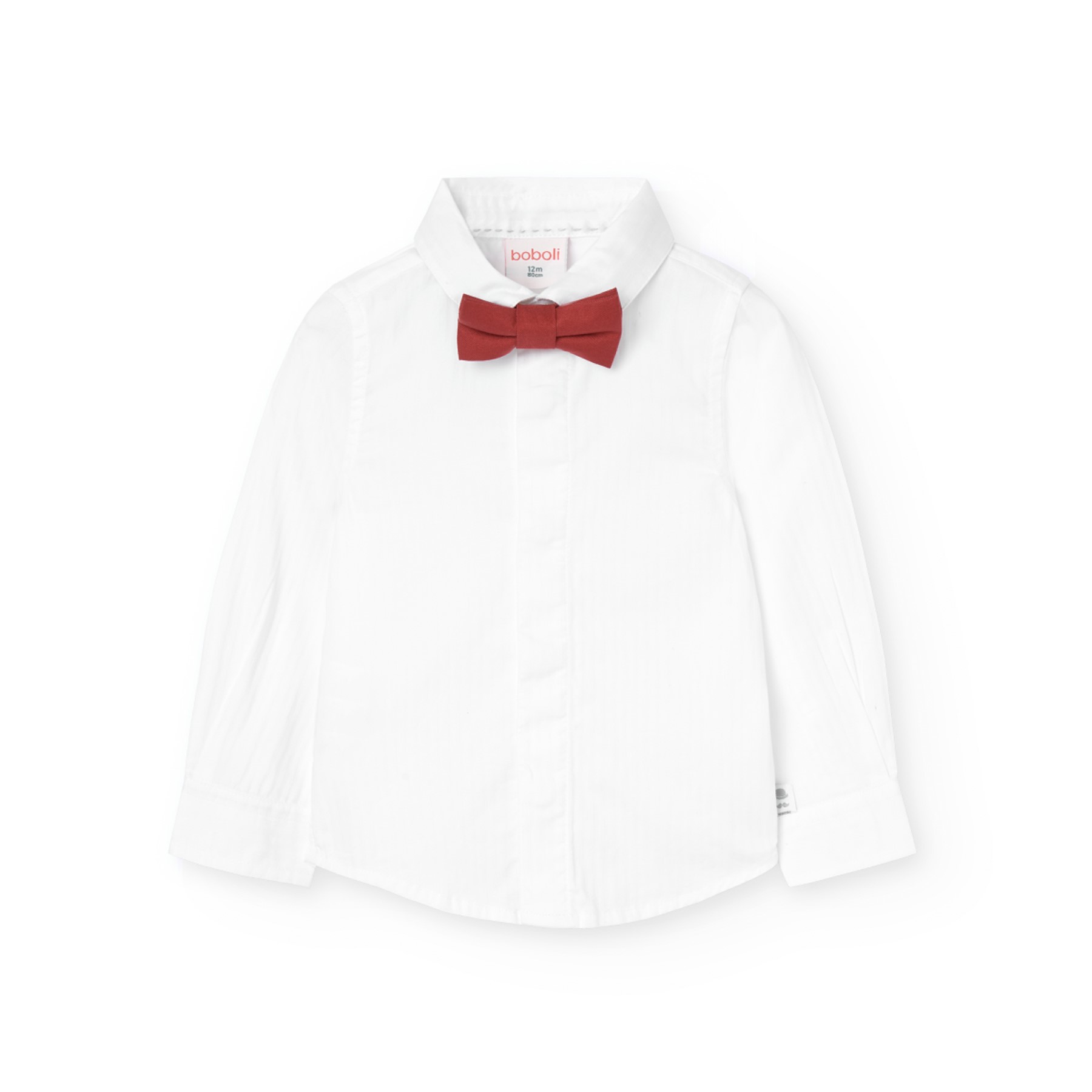 Camisa clássica e laço 3-8 anos