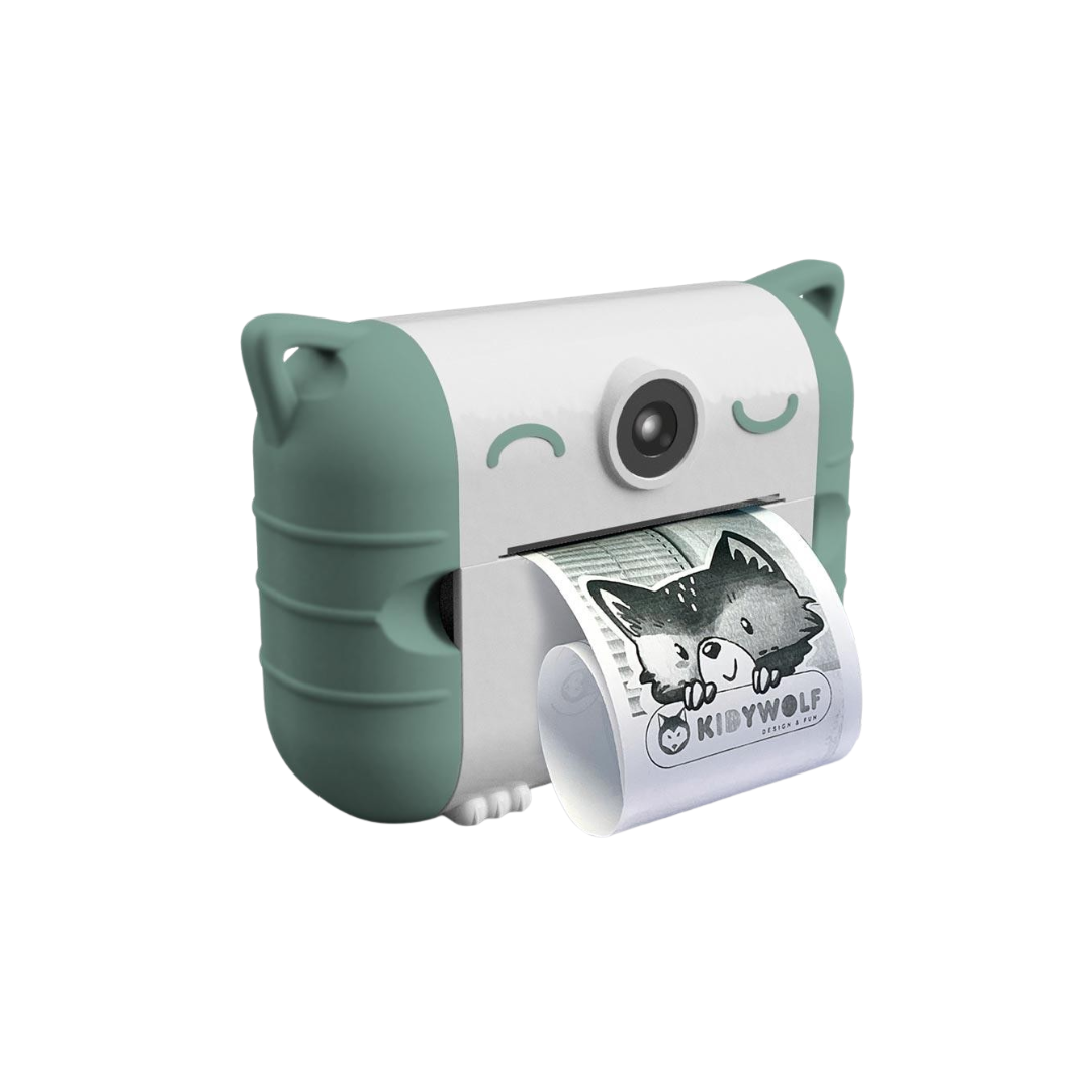 Máquina fotográfica Kidyprint c/impressão - Verde