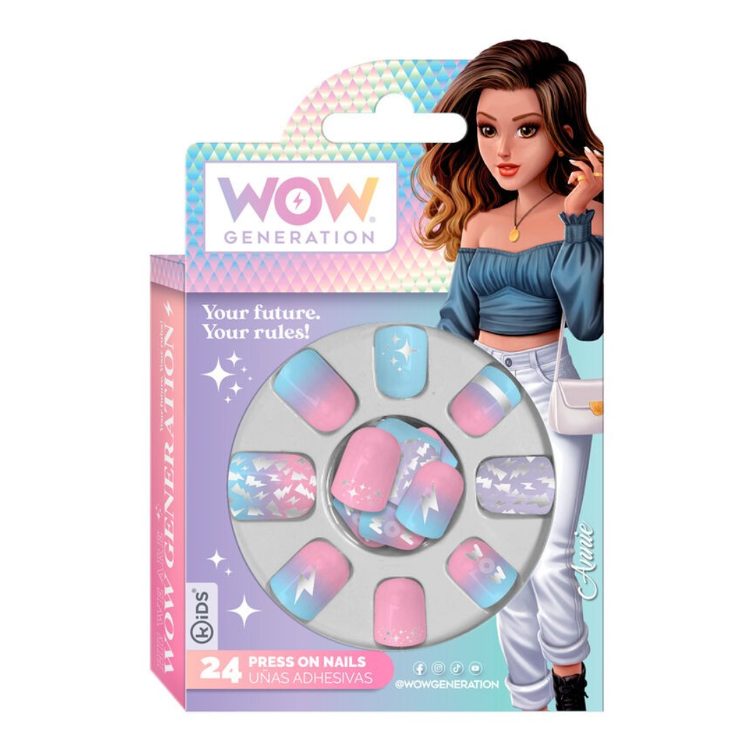 Set de 24 unhas adesivas WOW Generation
