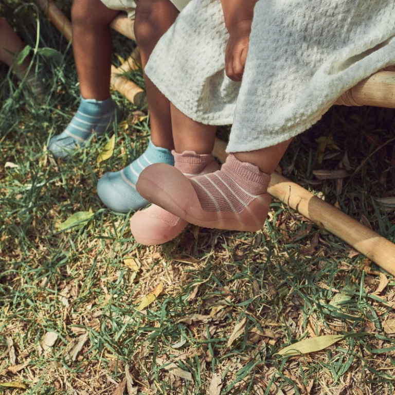 Sapato meia Attipas bamboo Summer bear rosa N19-22.5