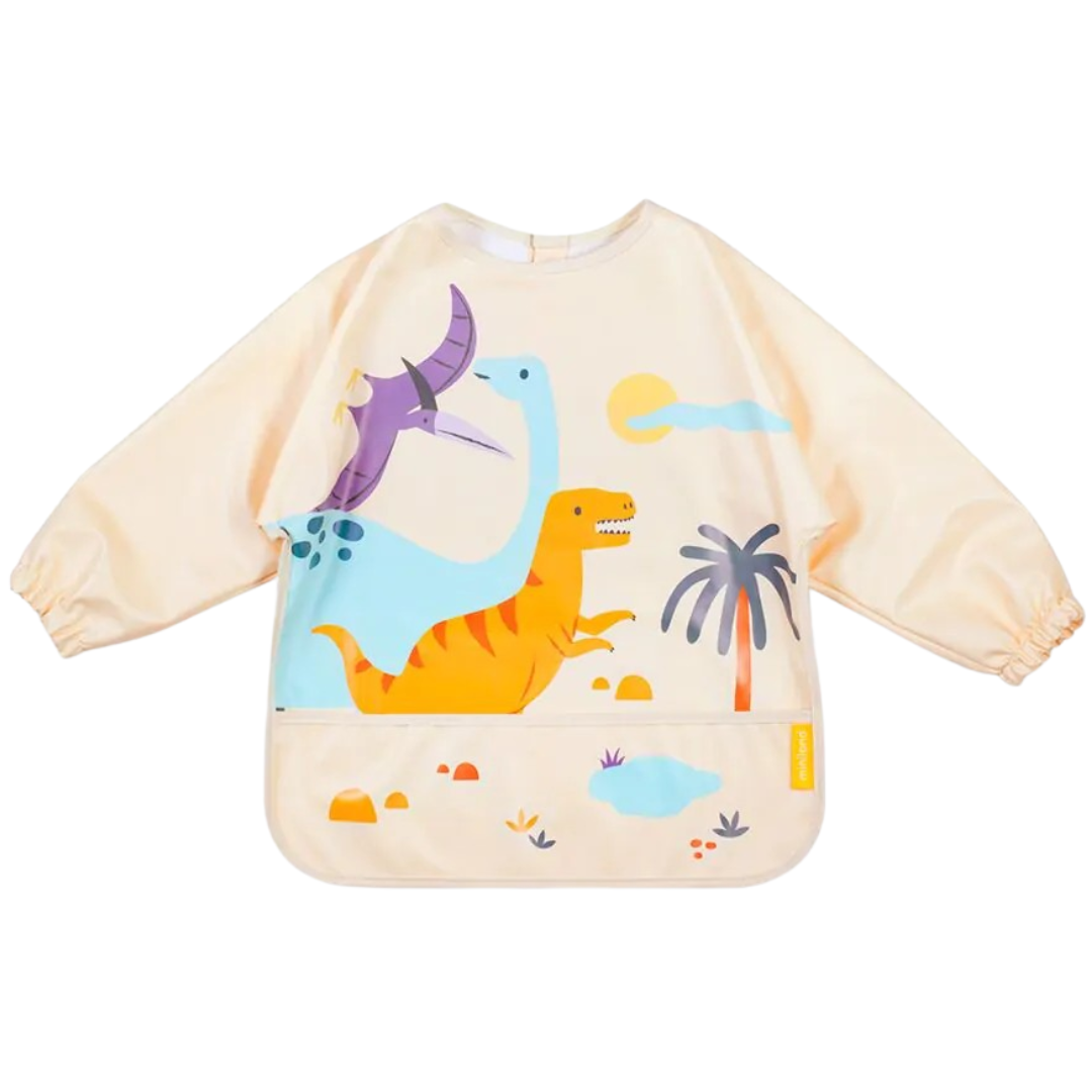 Babete impermeável com mangas Jurássico