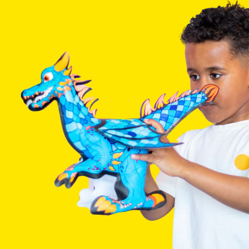 Desenhos insufláveis ​​para colorir - Dragão