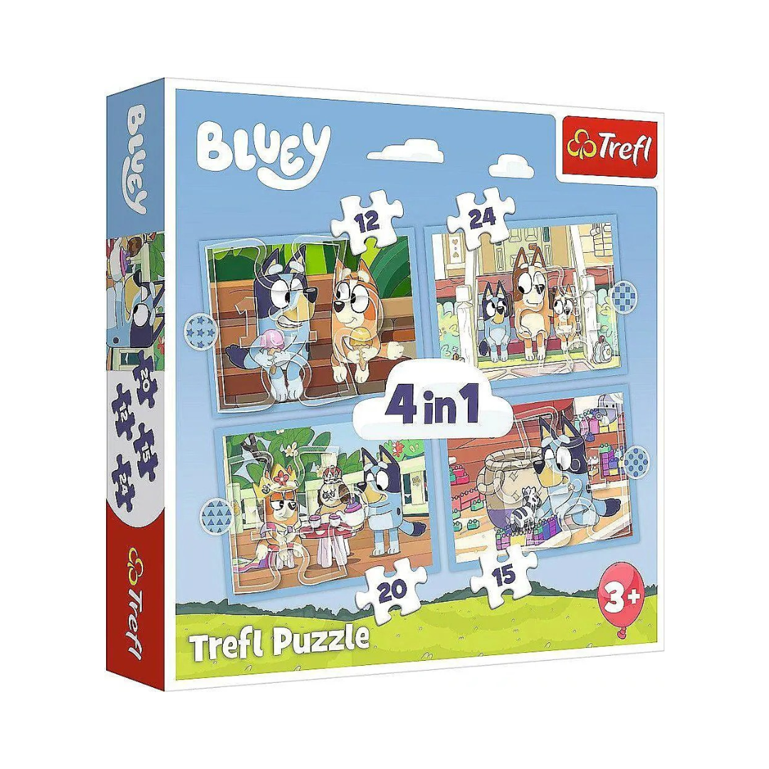 Puzzle 4 em 1 Bluey