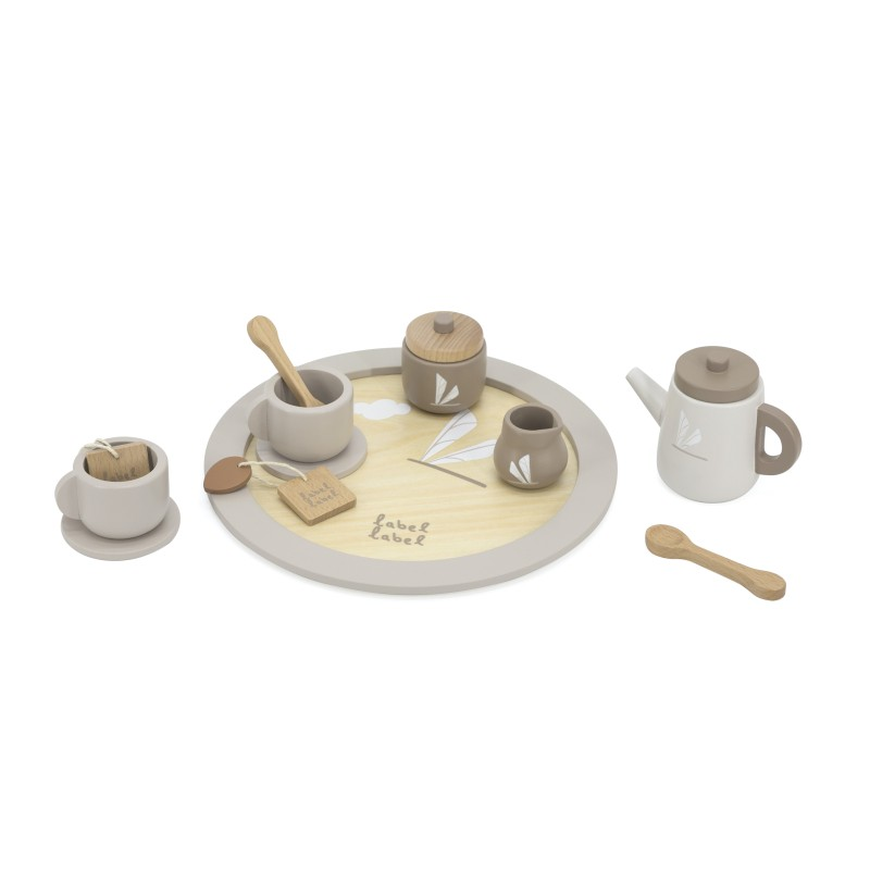 Conjunto de chá - bege