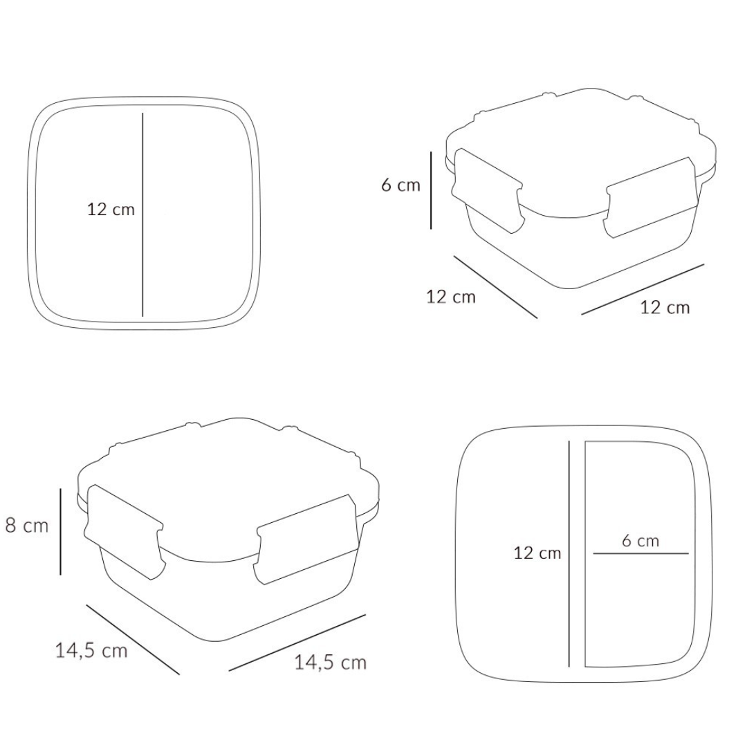 Lancheira grande Os três porquinhos