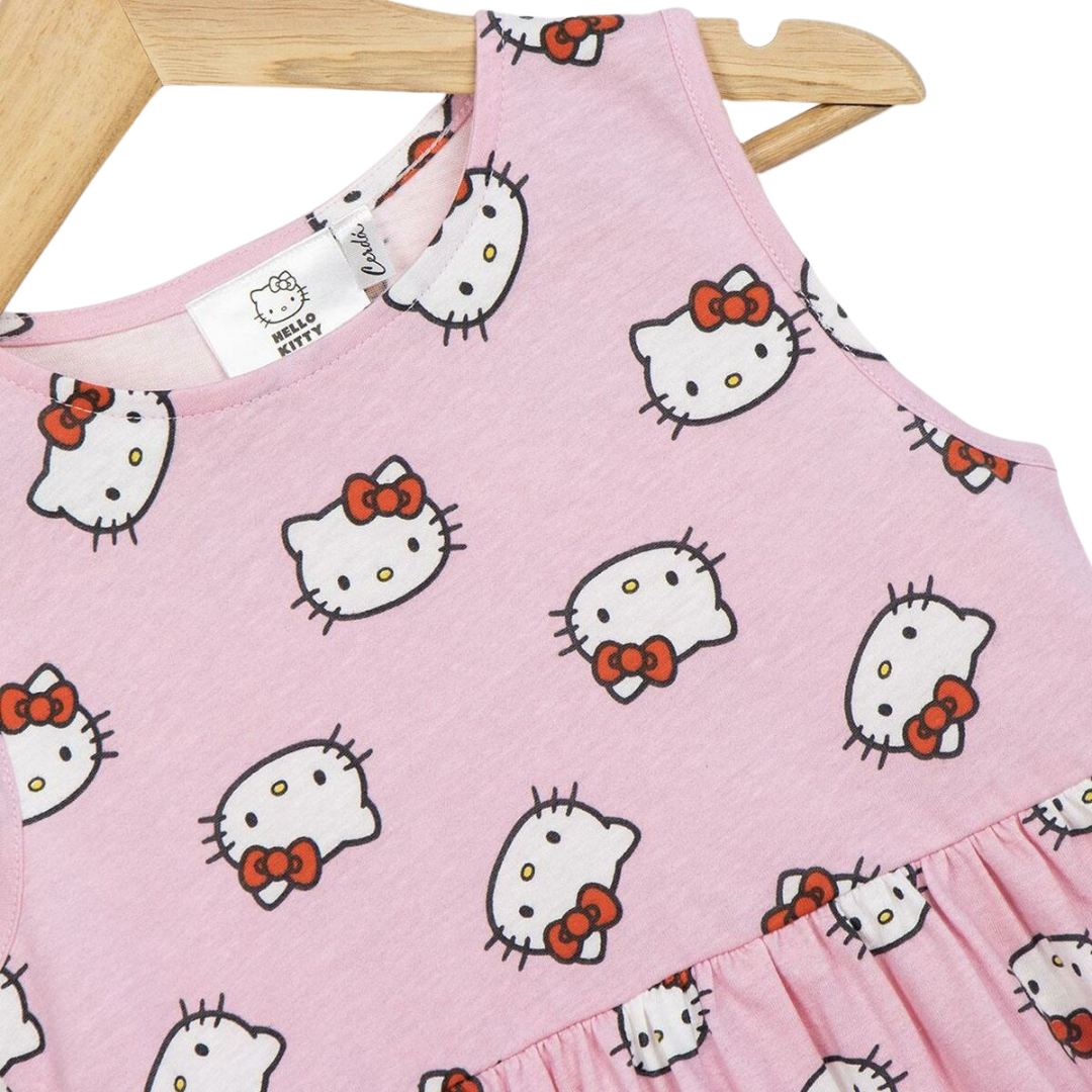 Vestido Hello Kitty 5-12 anos