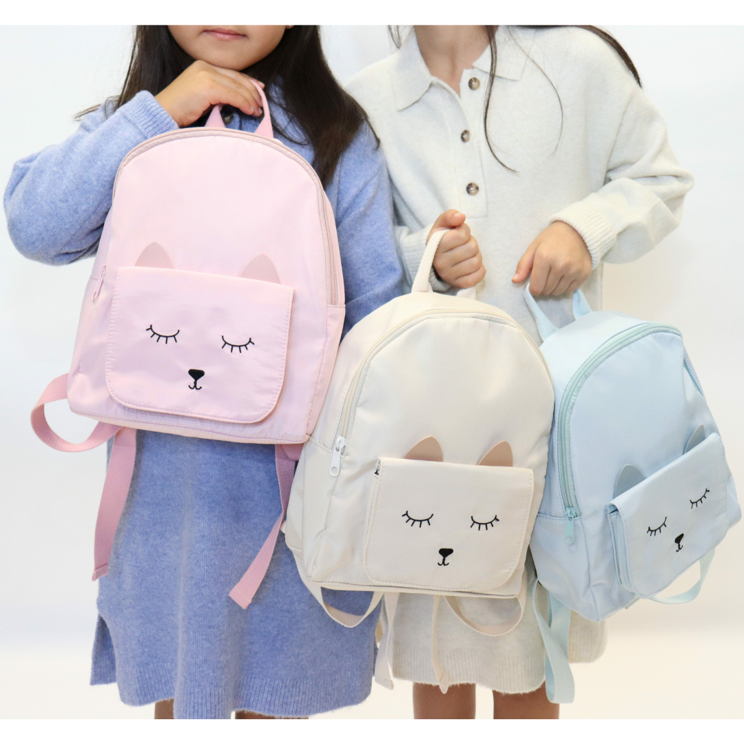 Mochila infantil Gatinho MINA azul 28cm