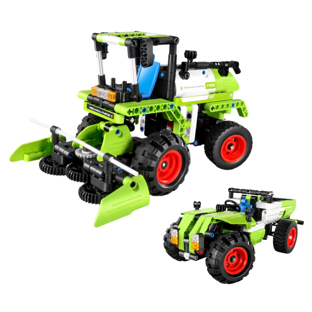 2 em 1 Máquina agrícola e Ceifeira de construção 336 peças