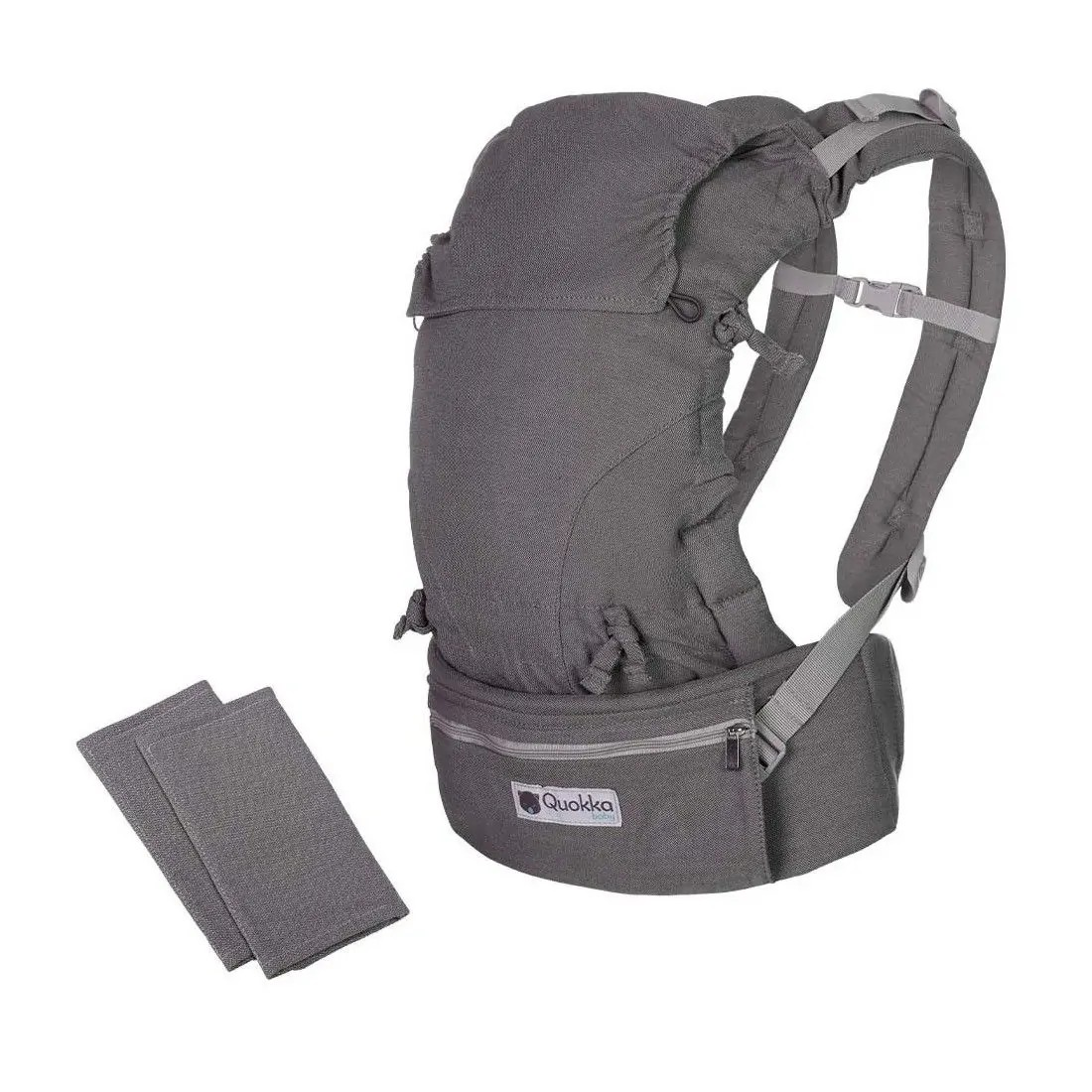 Mochila porta-bebés ergonómica E-Carrier - Cinza
