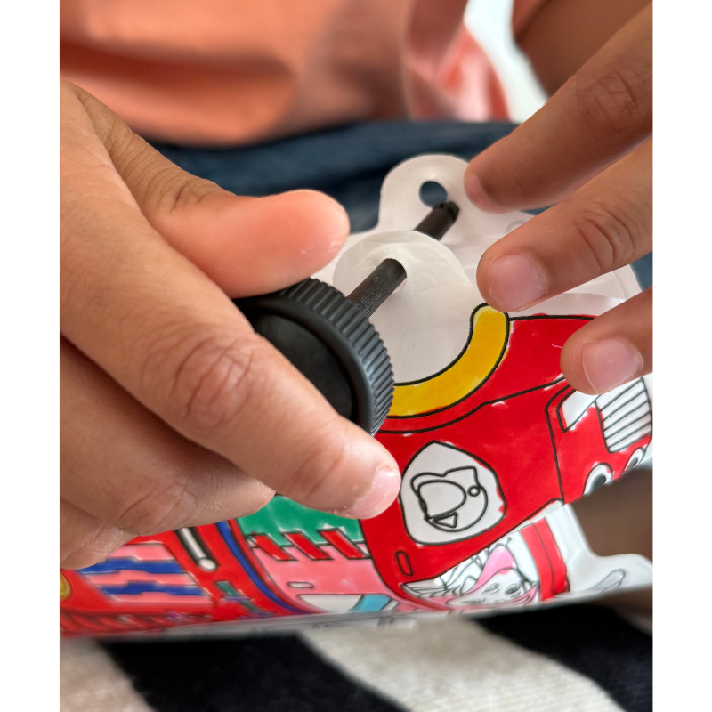 Desenhos insufláveis ​​para colorir - Polícia e Bombeiros