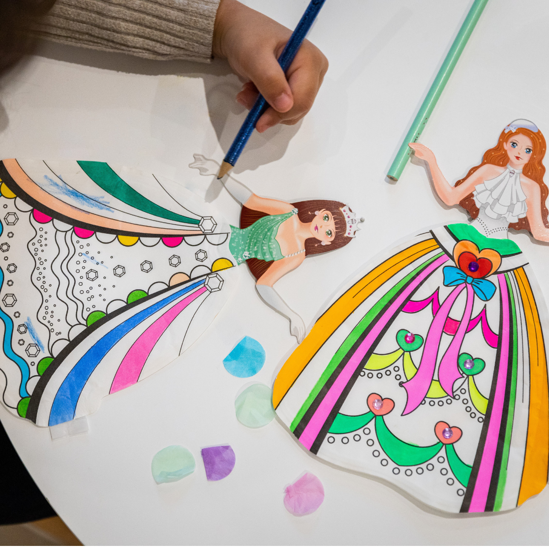 Desenhos insufláveis ​​para colorir - Princesas