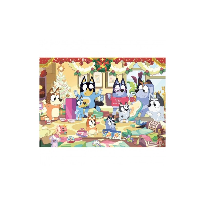 Puzzle Gigante Natal Bluey 24 peças