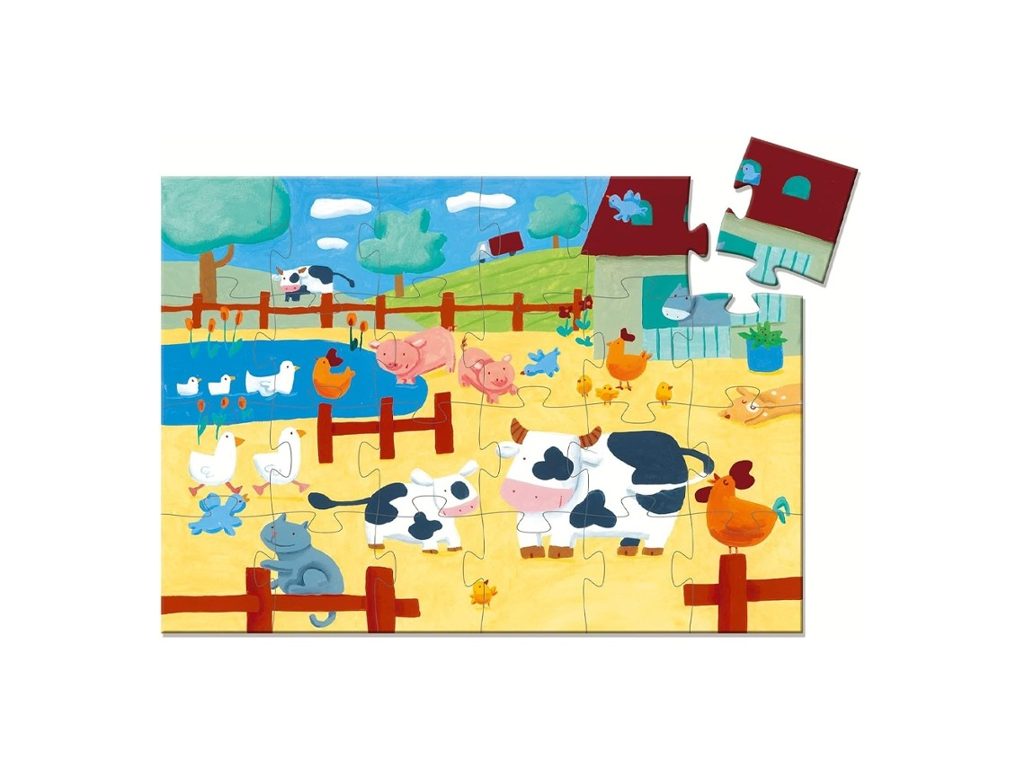 Puzzle Vacas na Quinta 24 peças
