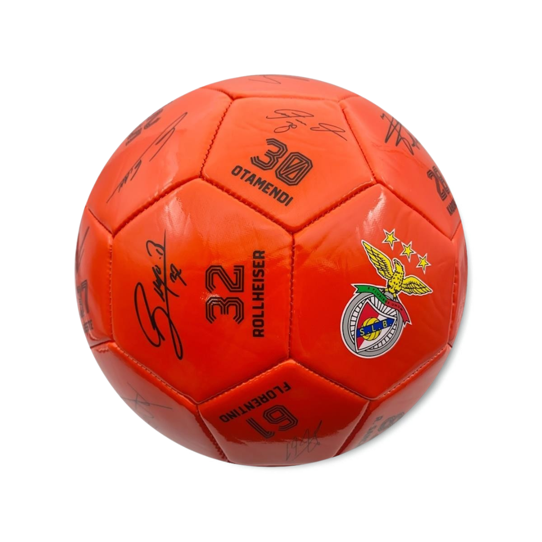 Bola futebol SLB c/ assinaturas