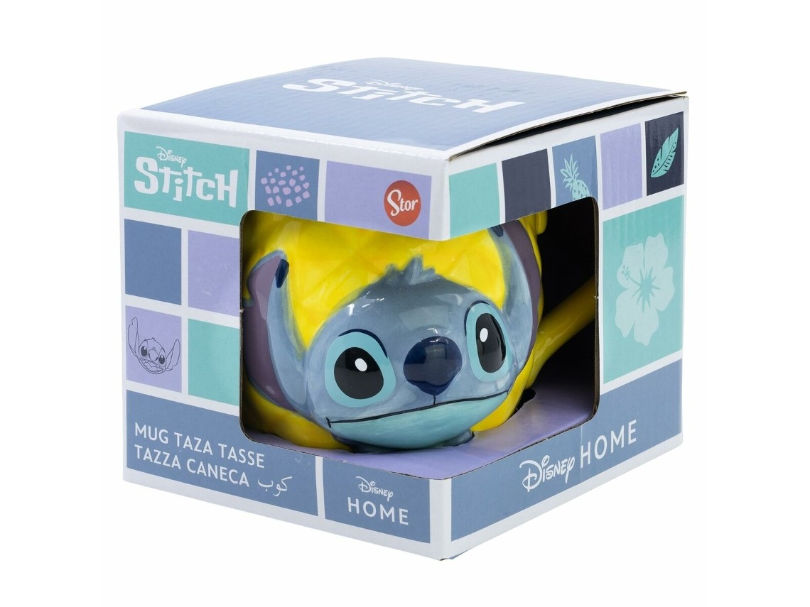 Caneca 3D Stitch Pineapple 415ml