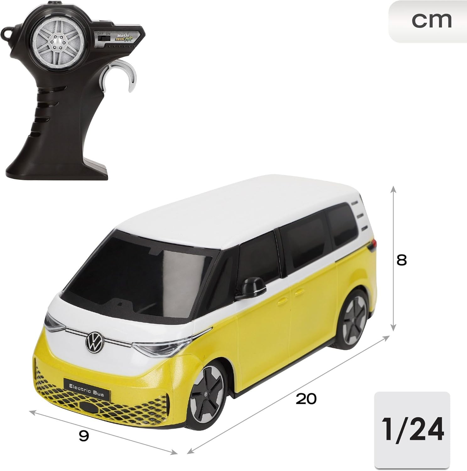 Carro Volkswagen Electric Bus RC 1:24