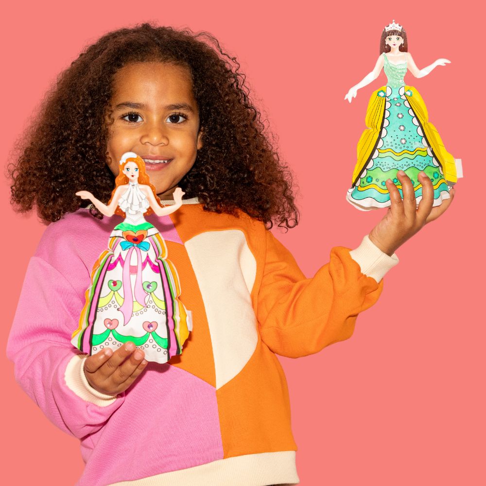 Desenhos insufláveis ​​para colorir - Princesas