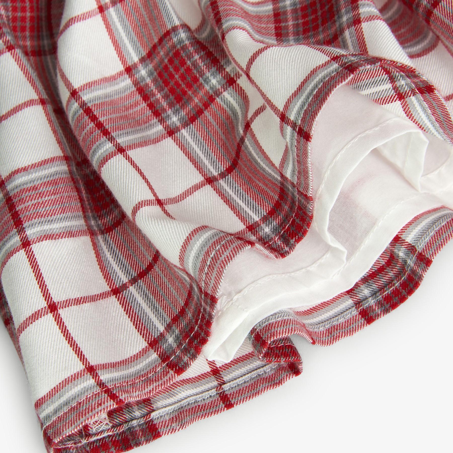 Vestido viella xadrez 3-8 anos