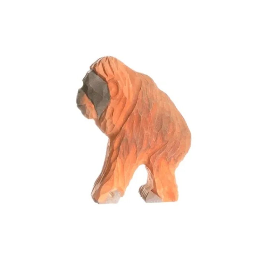 Orangotango em madeira