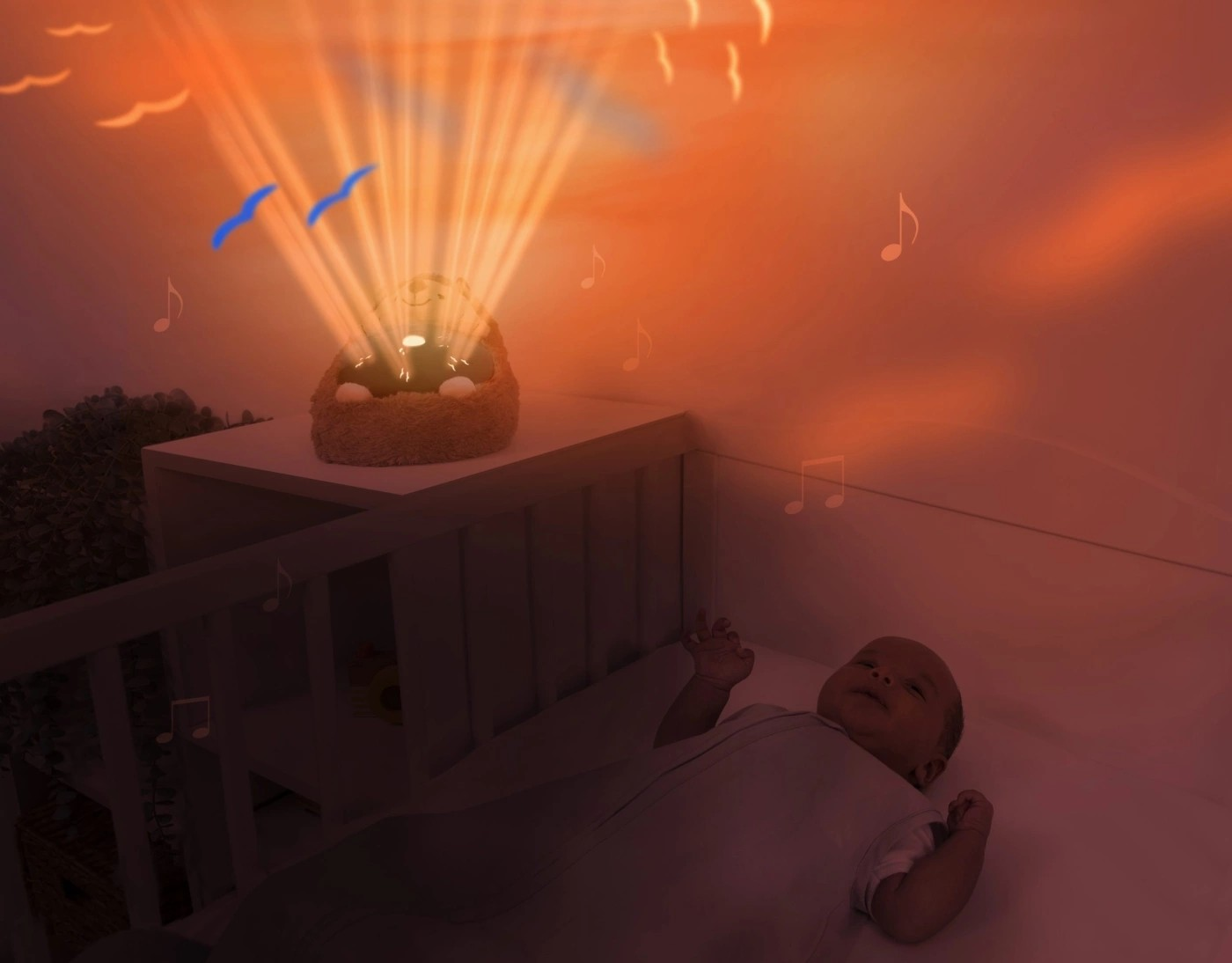 Projetor pôr do sol - ouriço Henry