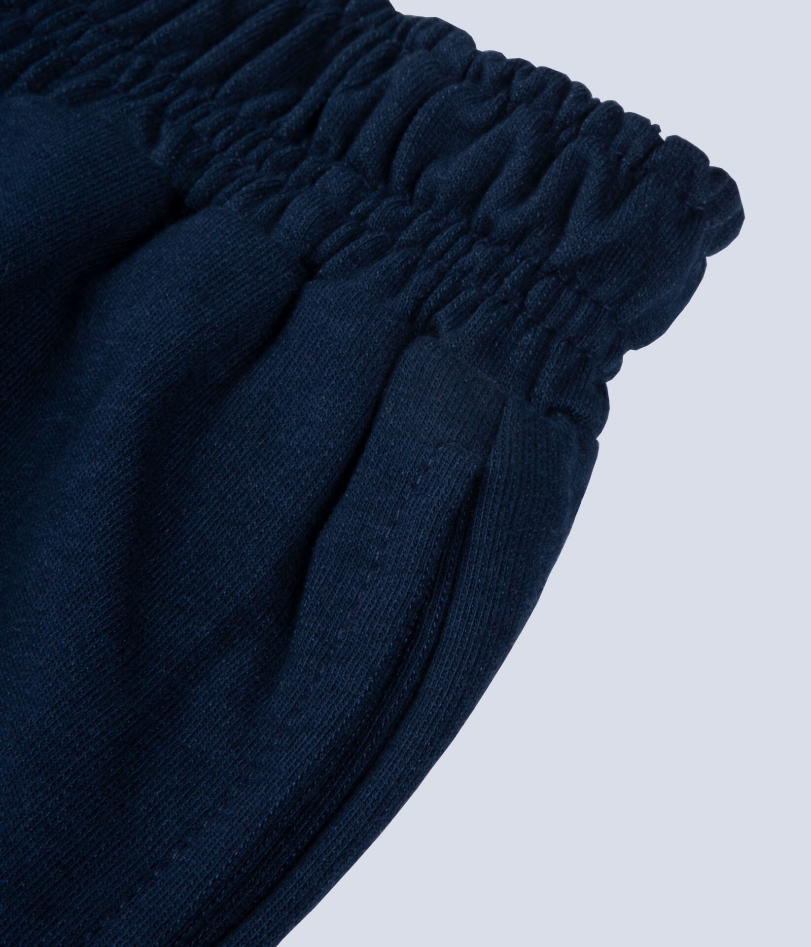 Calças básicas azul marinho 4-10 anos