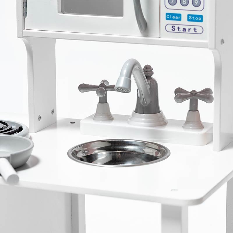 Cozinha em madeira - Branca