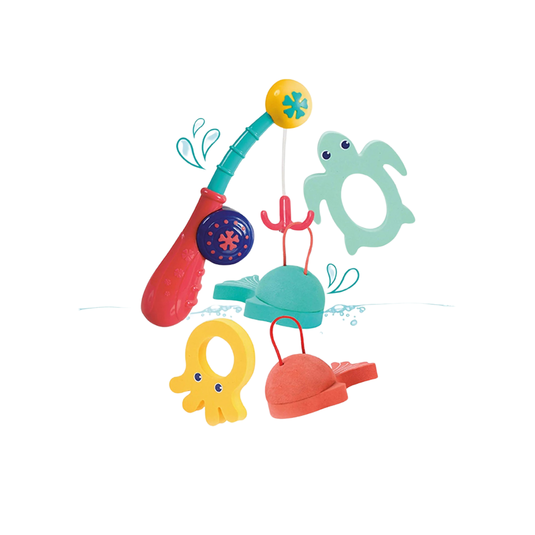 Jogo de pesca para o banho