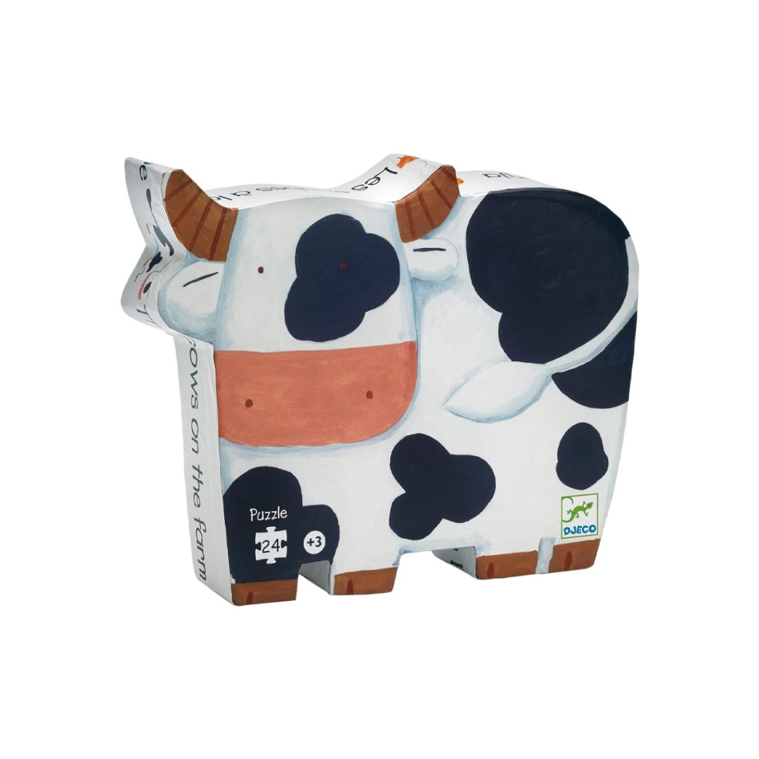 Puzzle Vacas na Quinta 24 peças