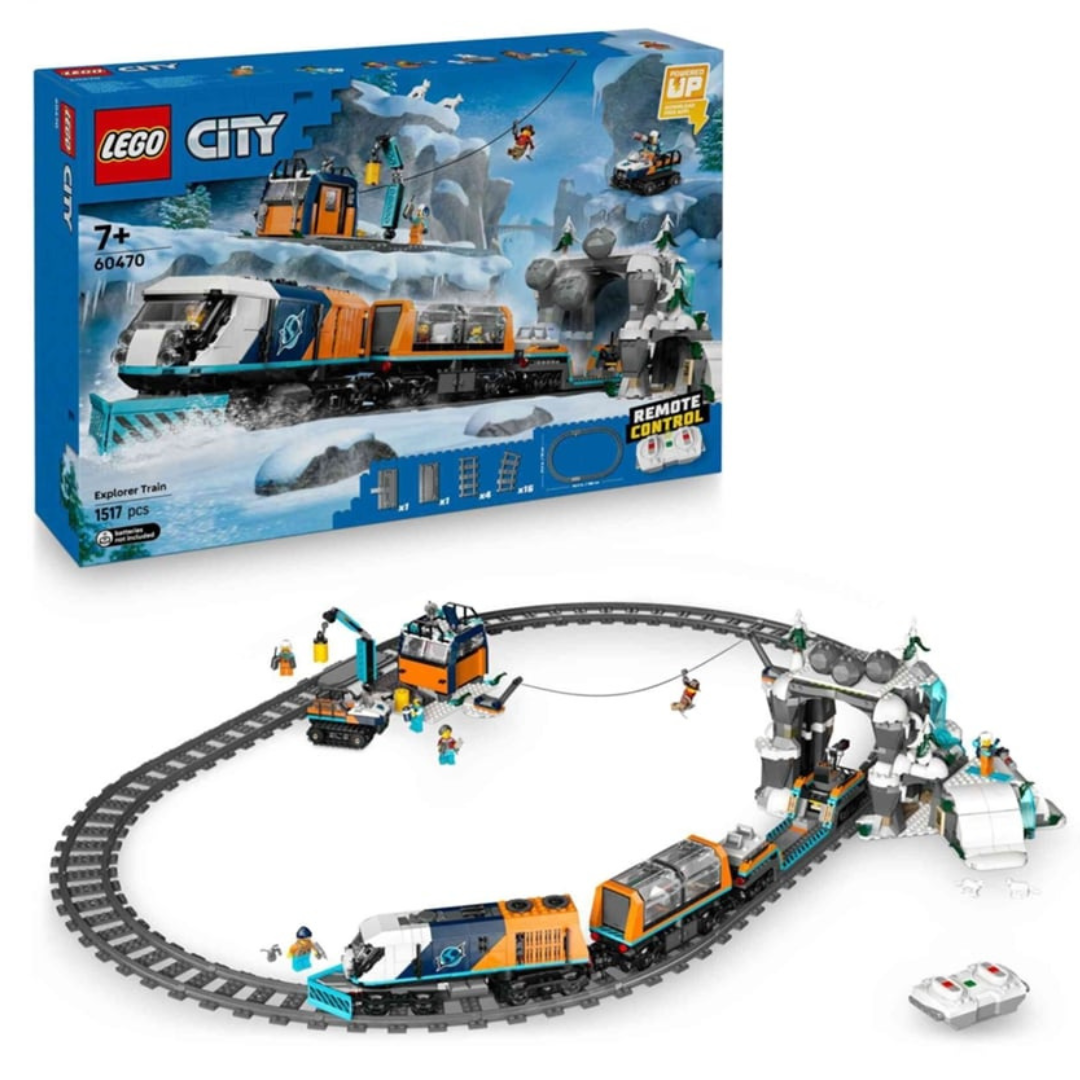 LEGO City 60470 - Comboio Expresso do Ártico RC