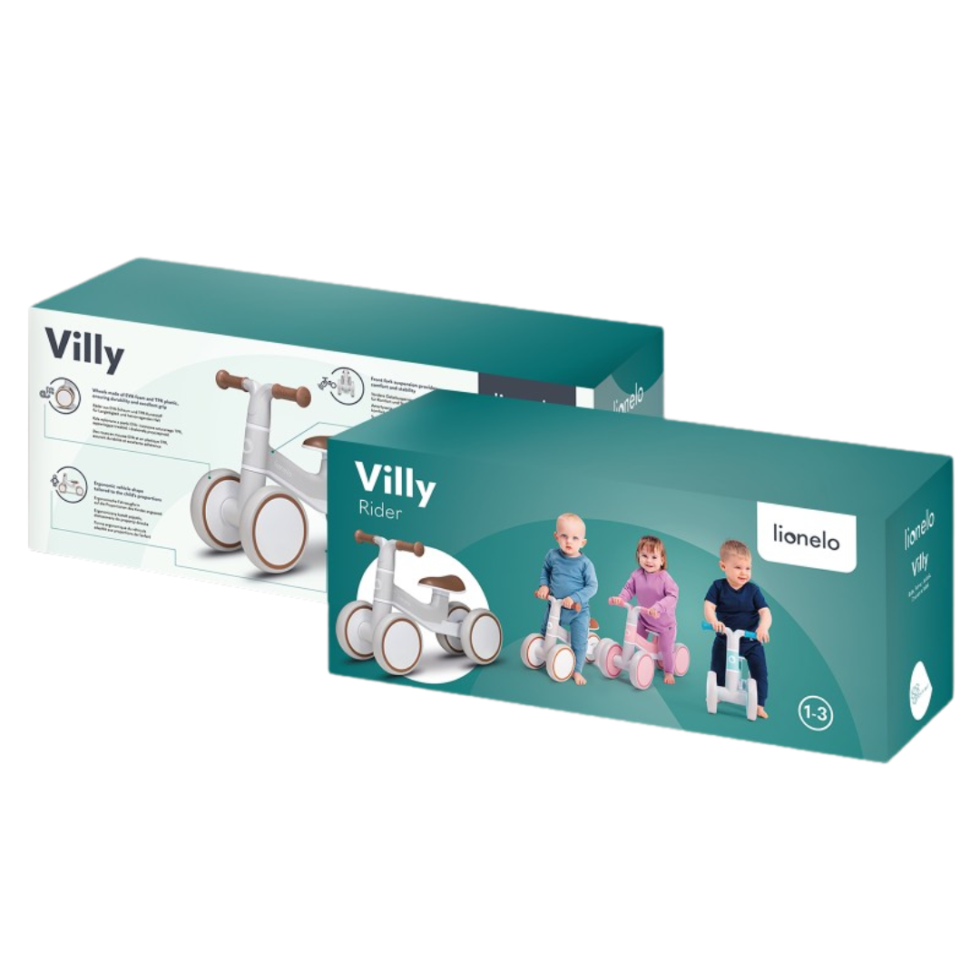 Triciclo sem pedais Villy Verde turquesa