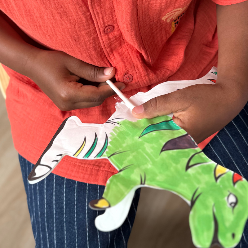 Desenhos insufláveis ​​para colorir - Dinossauros