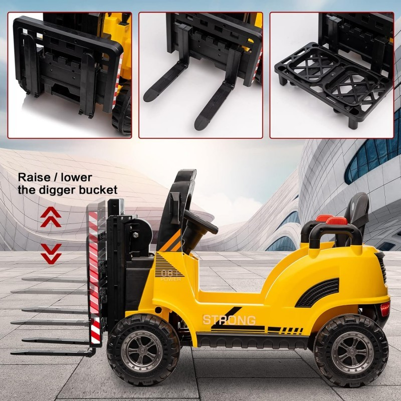 Empilhador elétrico 12V elevatório