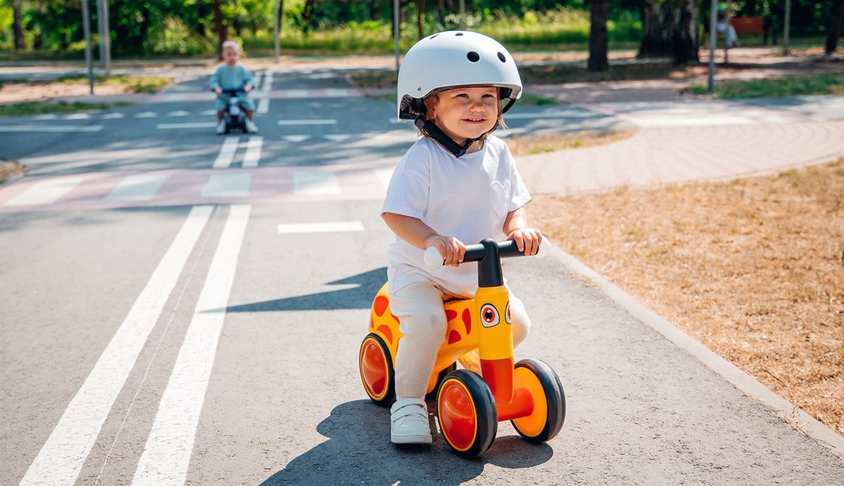 Triciclo sem pedais girafa Sammy