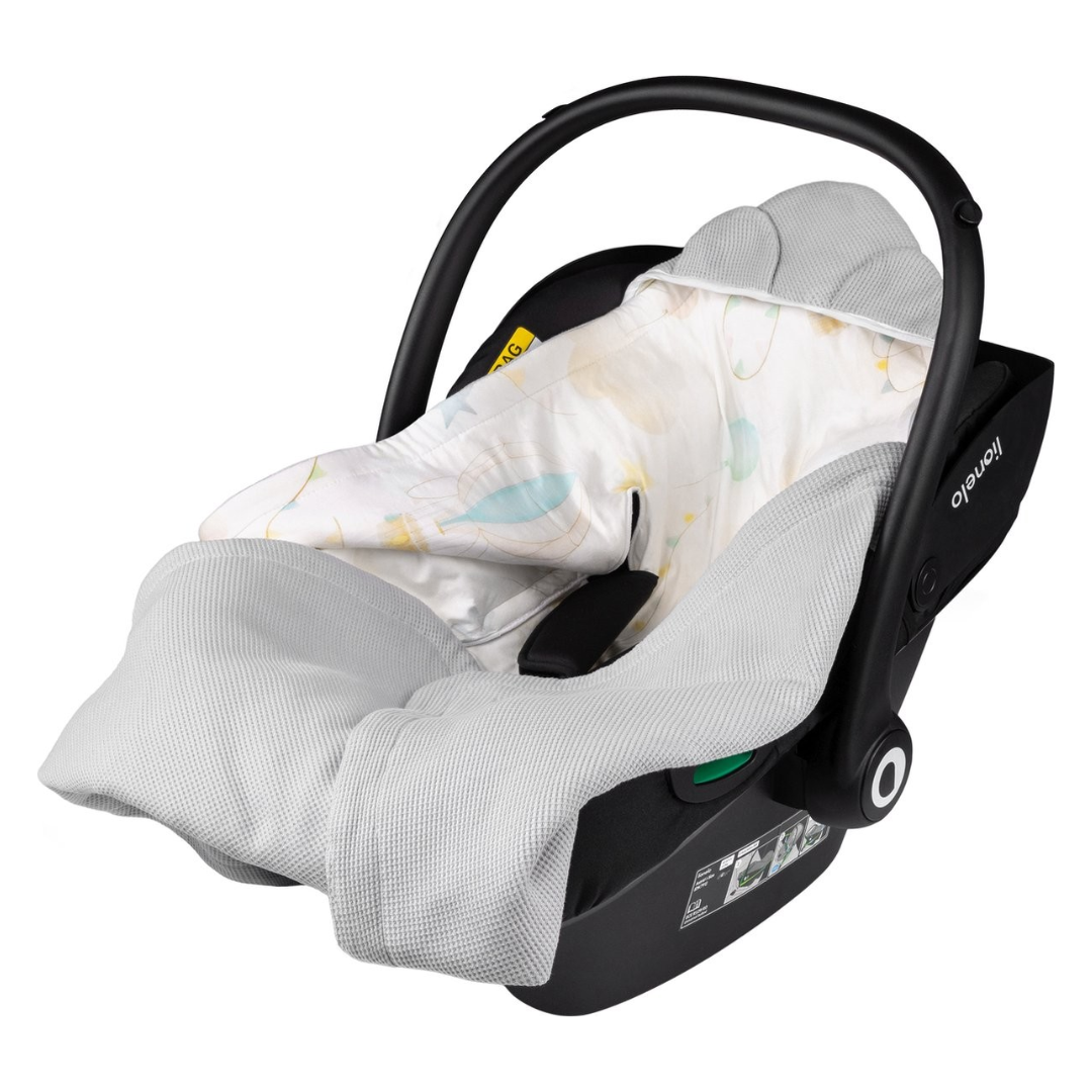 Manta de aquecimento para cadeira auto Cinza