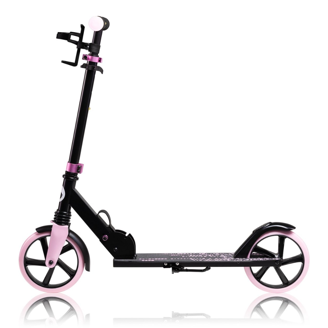 Trotinete 2 rodas Luca preto/rosa