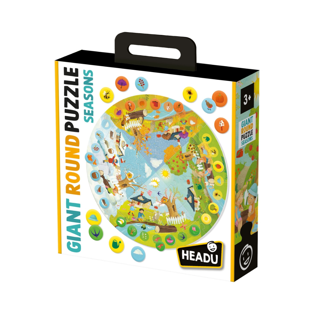 Puzzle Giant Round Estações 24 peças