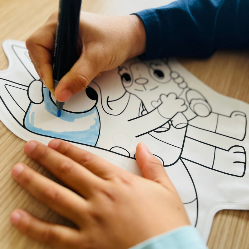 Desenhos insufláveis ​​para colorir - Bluey