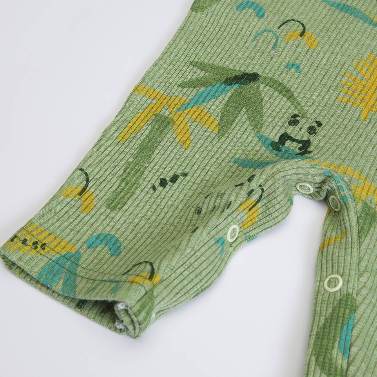 Conjunto jardineira e t-shirt Panda - 18 meses