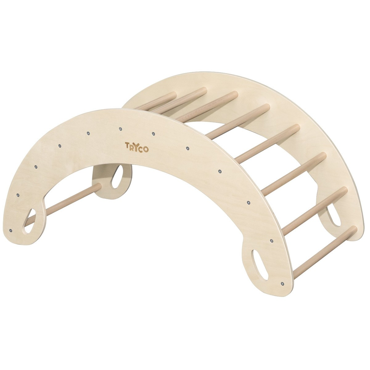 Arco escalada/baloiço em madeira