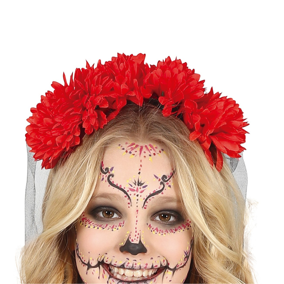 Fantasia Catrina Dia dos Mortos 5-12 anos