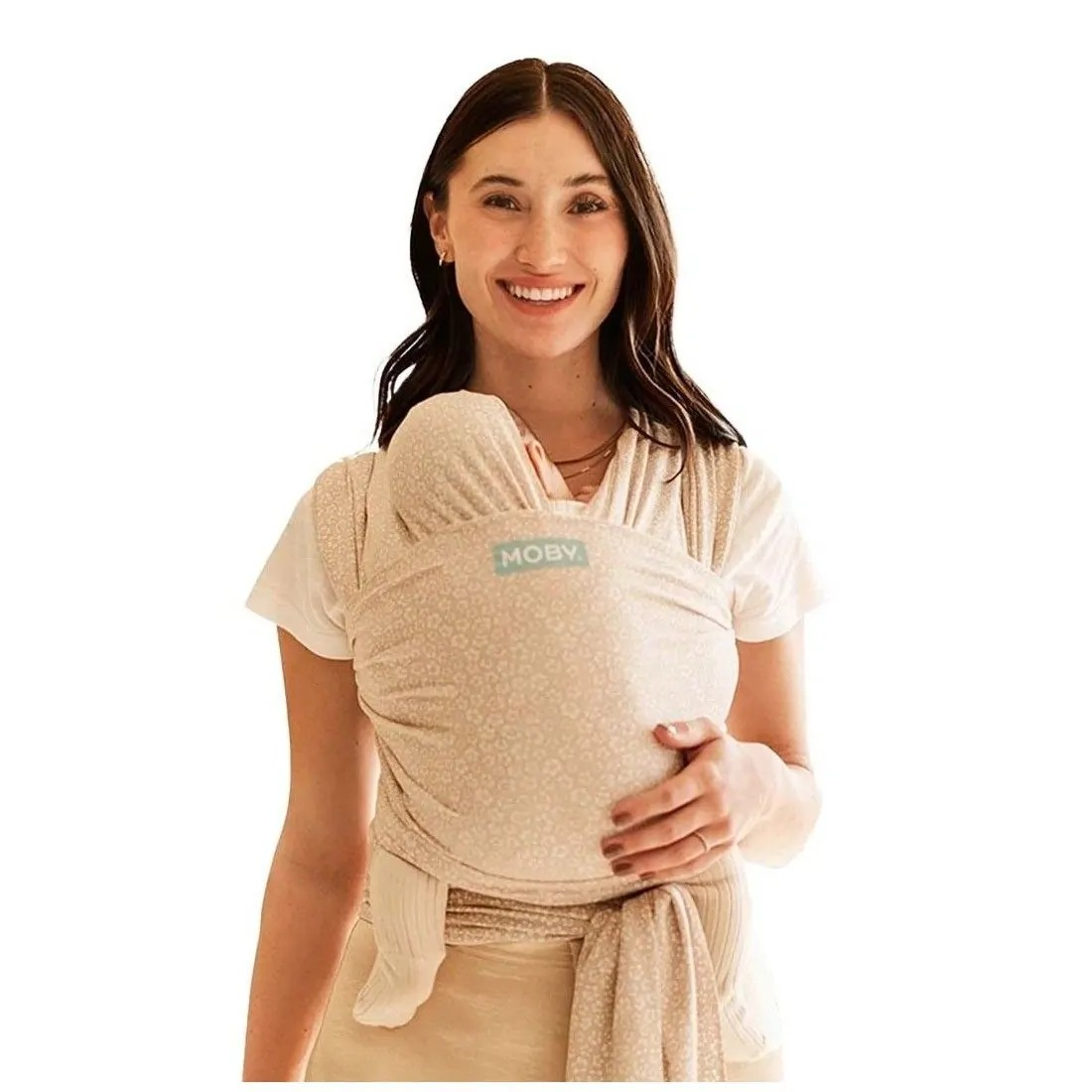 Sling porta-bebés Moby Wrap Classic algodão - Coastal blooms